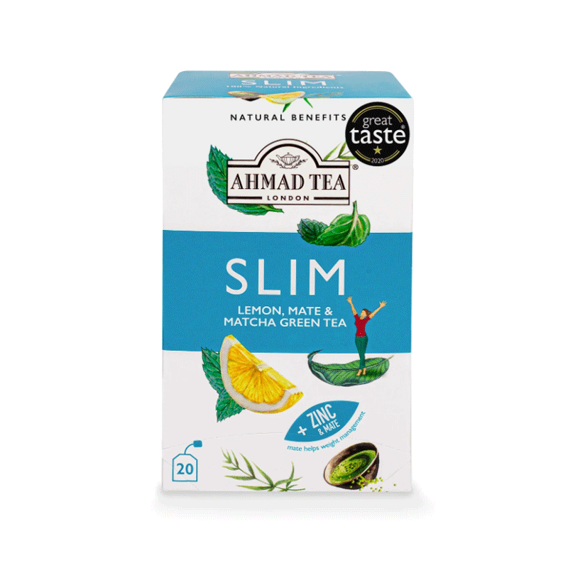 AHMED TEA SLIM LEMON MATE &MATCHA GREEN TEA 20`S